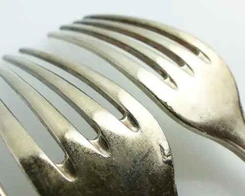 e9190 24 teiliges versilbertes Besteck Messer Gabeln Esslöffel Kaffeelöffel