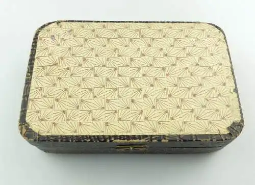 e9184 6 alte versilberte Kuchengabeln mit Etui