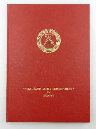 E9159 Nachlass Franz Stengel Urkunde für Vaterländischen Verdienstorden Bronze