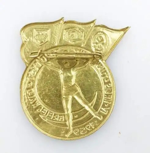 e9059 DDR Abzeichen Anstecknadel DTSB IV. Sportfest FDJ 1959 Greifswald 