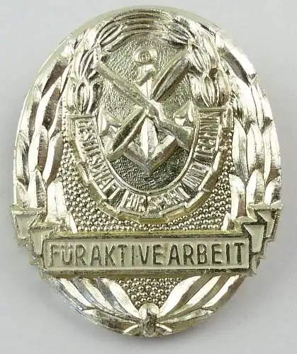 #e8974 Seltenes Muster ! Medaille für aktive Arbeit in der GST Nr. 11 f