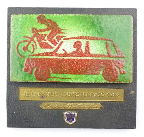 #e8874 Teilnehmer- Touristenpass 1982 Allgemeiner Deutscher Motorsport Verband 