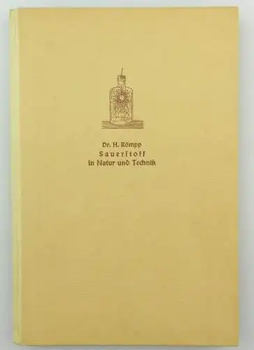 #e8800 Altes Buch: Sauerstoff in Natur und Technik 