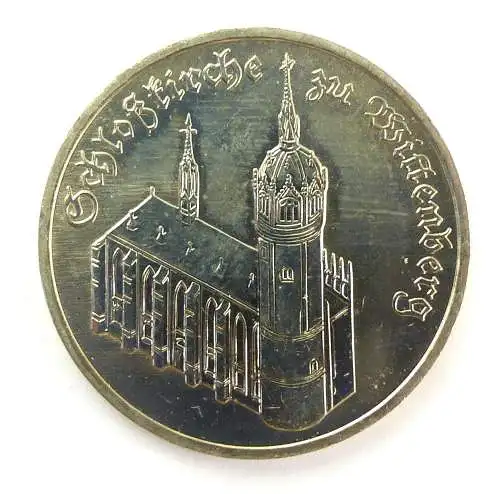 #e8677 DDR 5-Mark-Gedenkmünze 1983 - Schloßkirche zu Wittenberg 1983