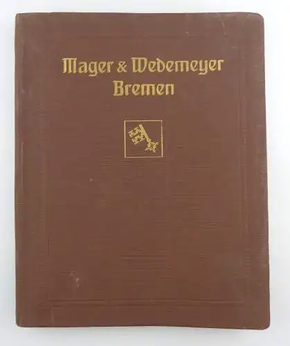 #e8652 Buch Mager & Wedemeyer Bremen Spezialkatalog für Maschinen und Werkzeuge