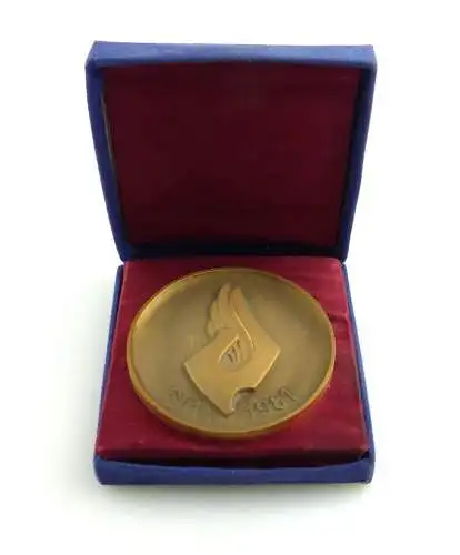 #e8464 Alte russische Medaille von 1981 mit Etui 681