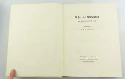 #e8444 Buch: Rufer und Romantiker - ein mitteldeutsches Dichterbuch