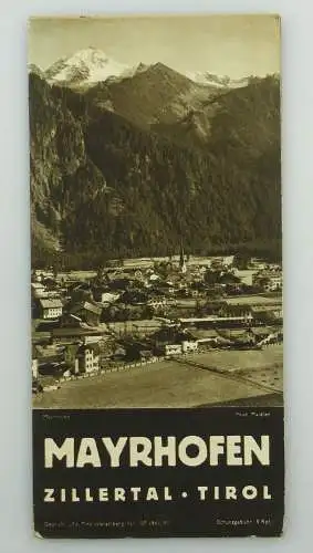 #e8284 Alte Reisebroschüre Mayrhofen Zillertal Tirol 
