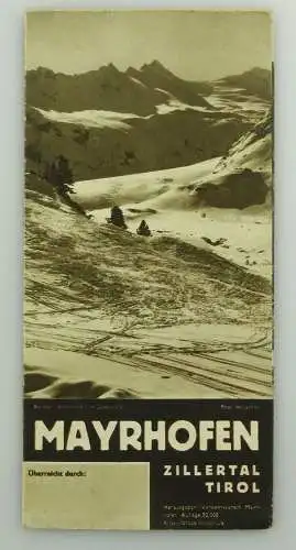 #e8284 Alte Reisebroschüre Mayrhofen Zillertal Tirol 