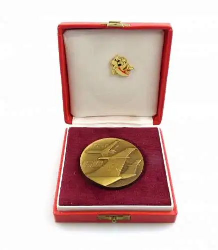 #e8171 Alte Medaille 60 Jahre Ceskoslovenske Aeroline 1923-1983 