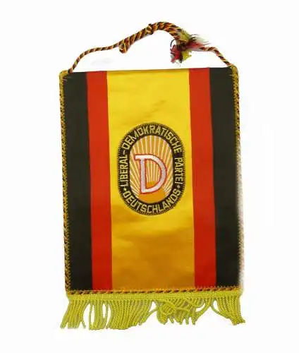 #e8124 Original alter Wimpel Liberal-Demokratische Partei Deutschlands 