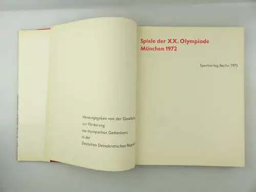 #e8093 Spiele der XX. Olympiade 1972 mit Urkunde und original Autogrammen !!