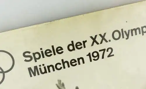 #e8093 Spiele der XX. Olympiade 1972 mit Urkunde und original Autogrammen !!