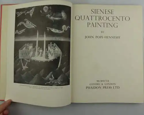 #e8083 Englisches Buch: Sienese Quattrocento Painting Phaidon Press