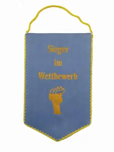 #e8043 Alter Wimpel Sieger im Wettkampf JP seid bereit