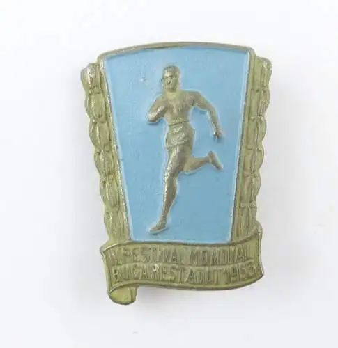 #e7955 DDR Abzeichen IV. Weltfestspiele Mondial Bukarest 1953