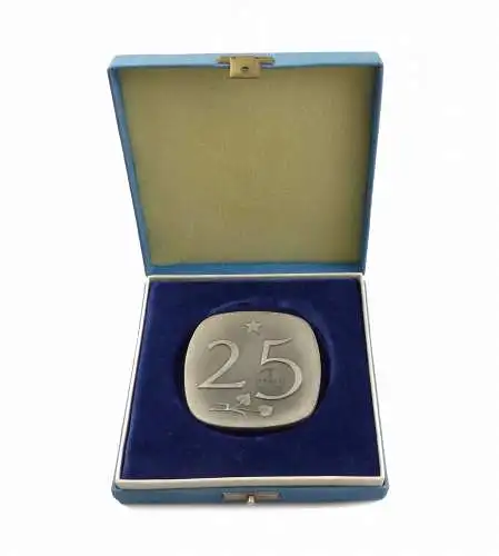 #e7850 Original alte Medaille 25 Tesla 750