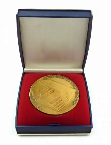 #e7840 Original alte Medaille mit Etui domus beati johannis in Brugis 1188 1977
