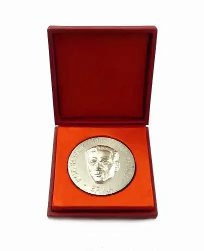 #e7831 Original alte Medaille mit Etui Russland? 