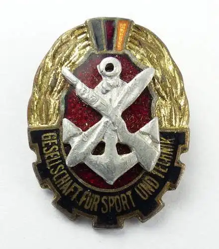 #e7687 Abzeichen: Gesellschaft für Sport und Technik GST vgl. Nr. 1 c 1952-60 