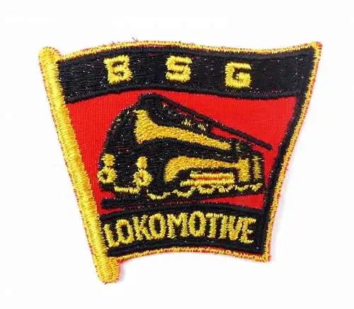 #e7590 1 original alter DDR Aufnäher BSG Lokomotive