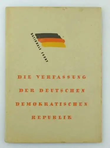 #e7580 Die Verfassung der DDR Nationale Front von 1949 Otto Grotewohl