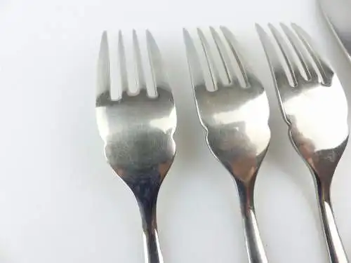 #e7536 Altes Chromargan Fischbesteck von WMF für 3 Personen
