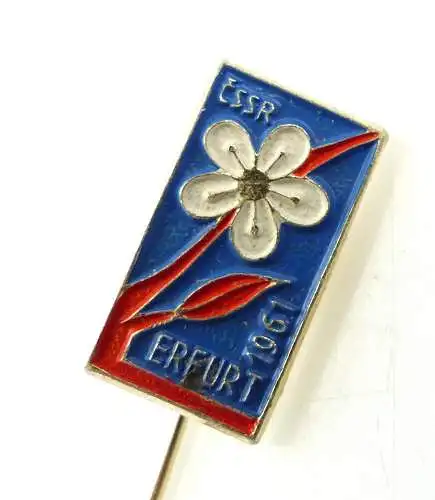 #e7492 Anstecknadel CSSR 1. Internationale Gartenbauausstellung 1961 in Erfurt