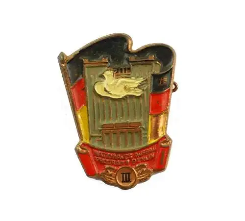 #e7460 Abzeichen: Nationales Aufbauprogramm Berlin Stufe III von 1952 Nr. 3724