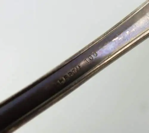 #e7453 Toller alter Tortenheber von Hertie 100 versilbert mit Monogramm