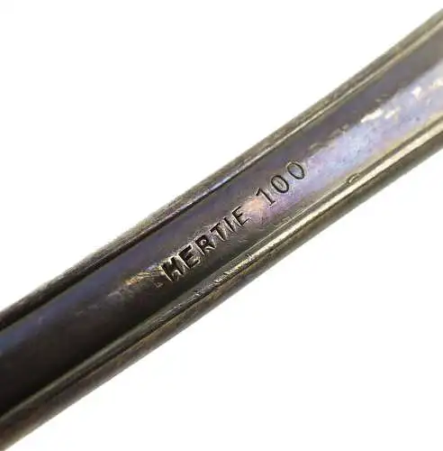 #e7453 Toller alter Tortenheber von Hertie 100 versilbert mit Monogramm