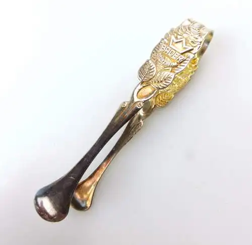 e7415 Alte Zuckerzange Bader Pforzheim