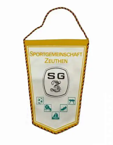 #e7145 Alter Wimpel Sportgemeinschaft Zeuthen SG Zeuthen