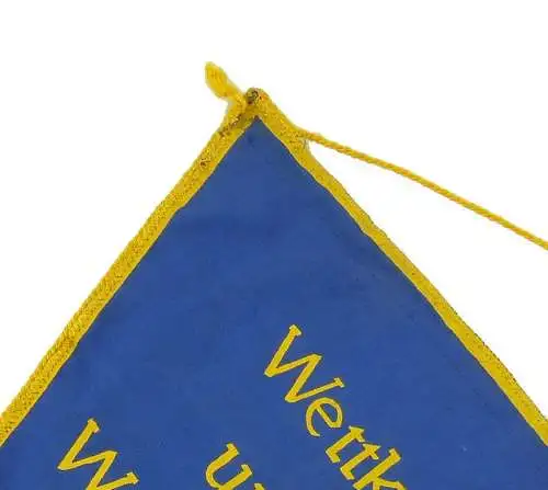 #e7127 Original alter Wimpel DDR zur Erinnerung Wanderpokal 1960 FDJ defekt
