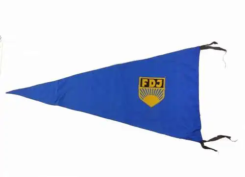 #e7124 Original alte Fahne: FDJ Freie Deutsche Jugend 
