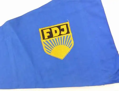 #e7124 Original alte Fahne: FDJ Freie Deutsche Jugend 