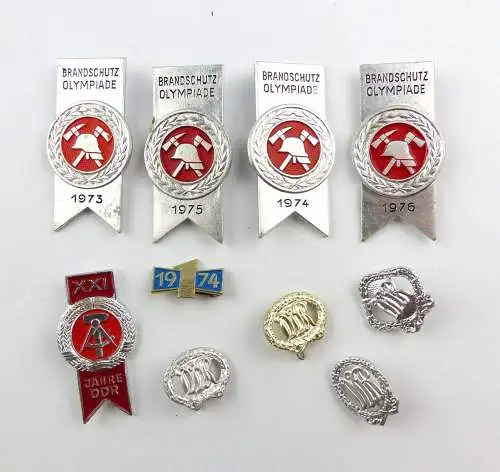 #e7067 Konvolut verschiedener DDR Abzeichen / Anstecknadeln
