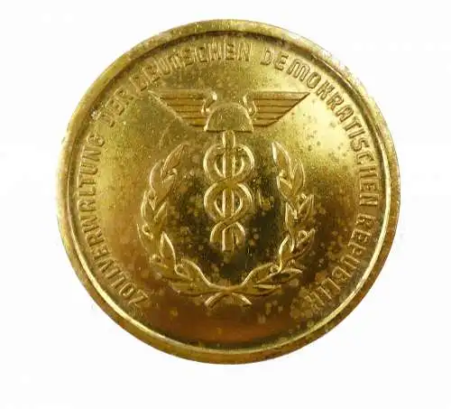 #e6953 DDR Medaille: Für den Schutz der Arbeiter-und-Bauern-Macht Zollverwaltung