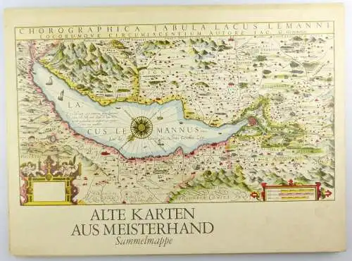 #e6708 Alte Karten aus Meisterhand Sammelmappe 1979 VEB Hermann Haack