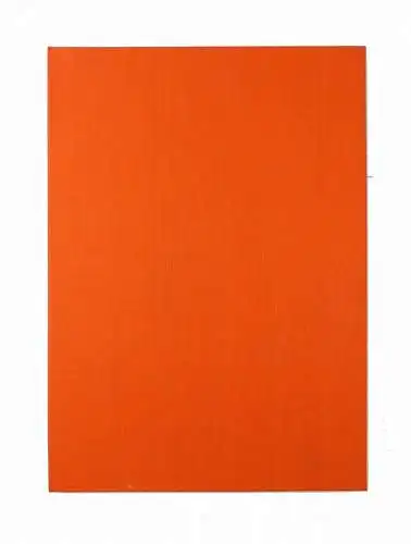#e6610 Seltene große Urkundenmappe / Mappe orange DDR