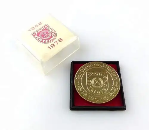 #e6511 DDR Medaille Zivilverteidigung Schützen und Helfen Bezirk Potsdam 
