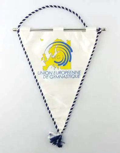 #e6467 Original alter Wimpel Union Europeenne de Gymnastique 