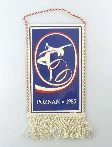 #e6423 Wimpel Poznan 1985 Turnen XII Miedzynarodowy Turniej Wiosny 