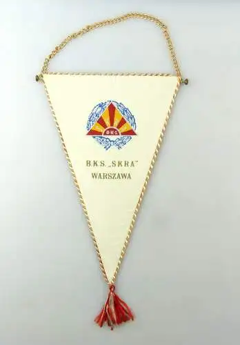 #e6421 Wimpel 50 Jahre B.K.S. SKRA Warszawa 1921-1971 70er Jahre Polen