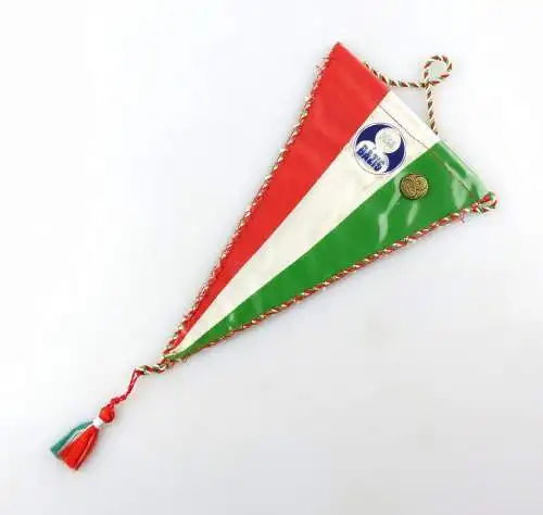 #e6415 Wimpel & Anstecknadel Pécs Bázis aus Ungarn 