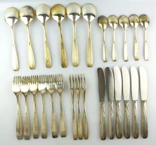 #e6155 26 teiliges versilbertes Besteck in 40er Silberauflage