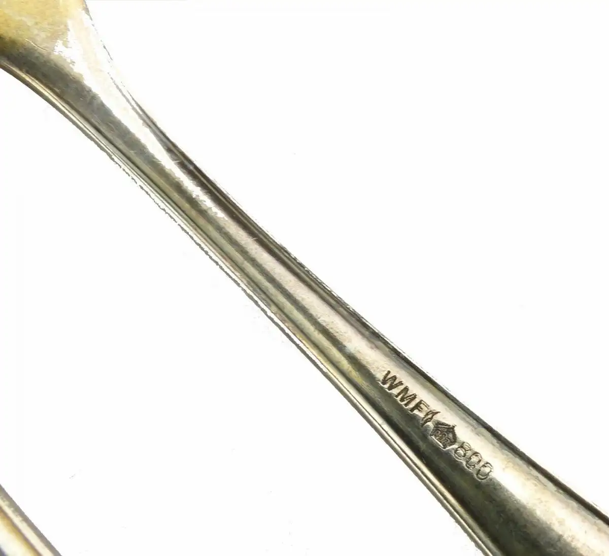 #e6037 12 Kuchengabeln WMF 2200 aus 800 (Ag) Silber modernes Barockbesteck 8