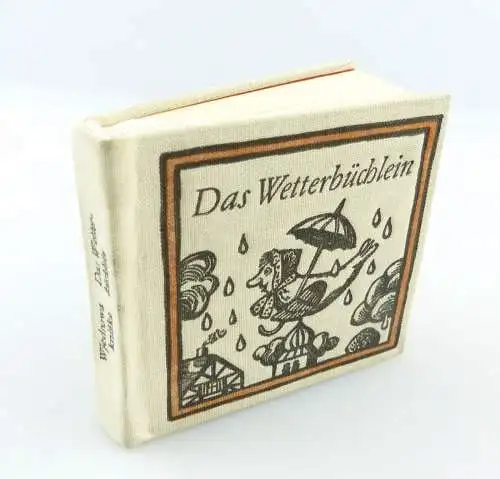 #e5896 Minibuch: Das Wetterbüchlein - sorbische Bauernregel - sorbisch - deutsch