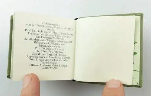 #e5874 Minibuch: Einstein in Potsdam - Bezirksleitung Potsdam der SED