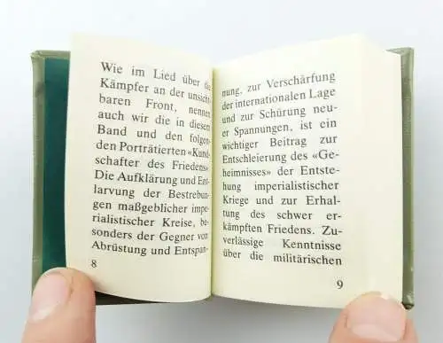 #e5873 Minibuch: Kundschafter des Friedens Band I Offizin Andersen Nexö Leipzig